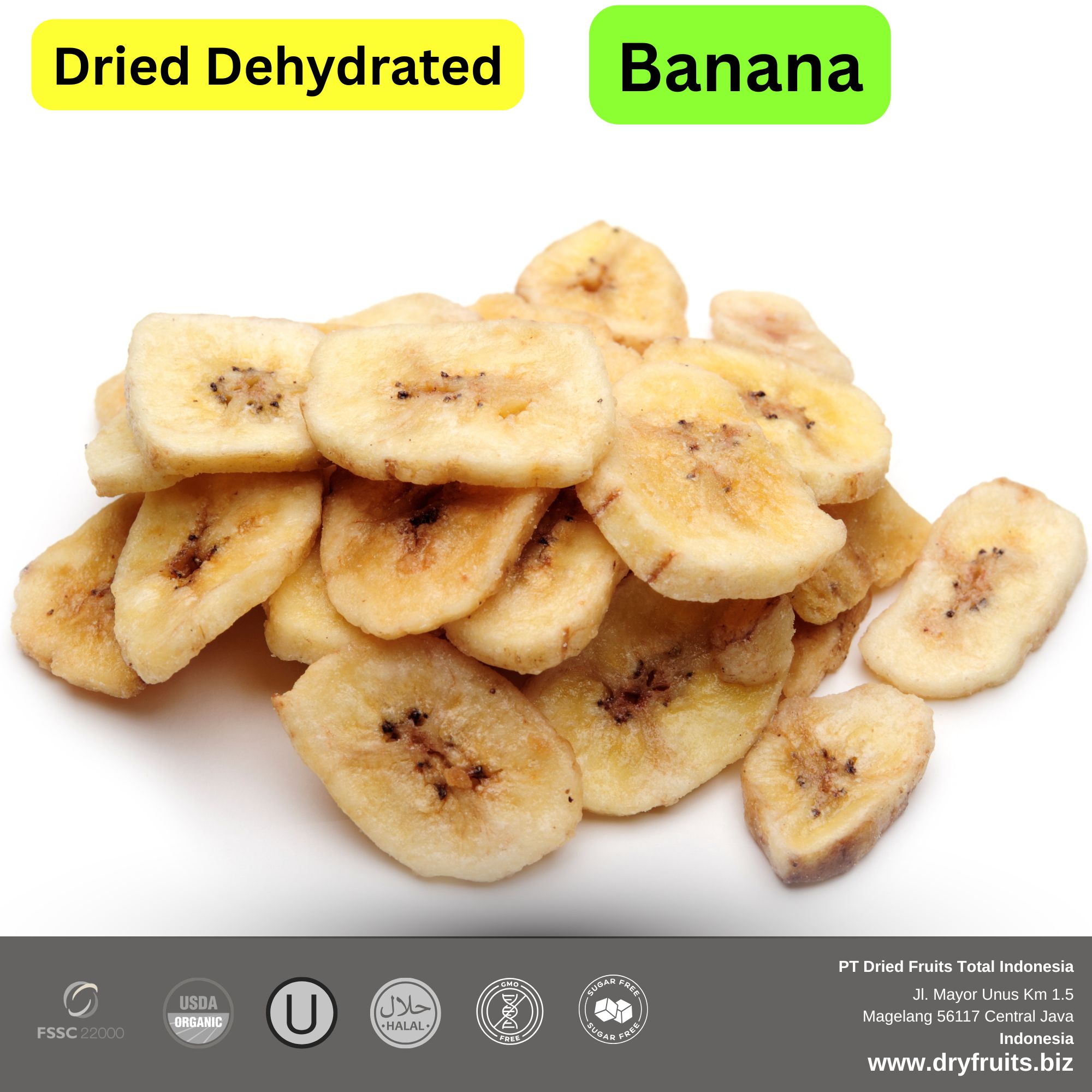 Wholesale Bulk Dried Dehydrated Banana rings