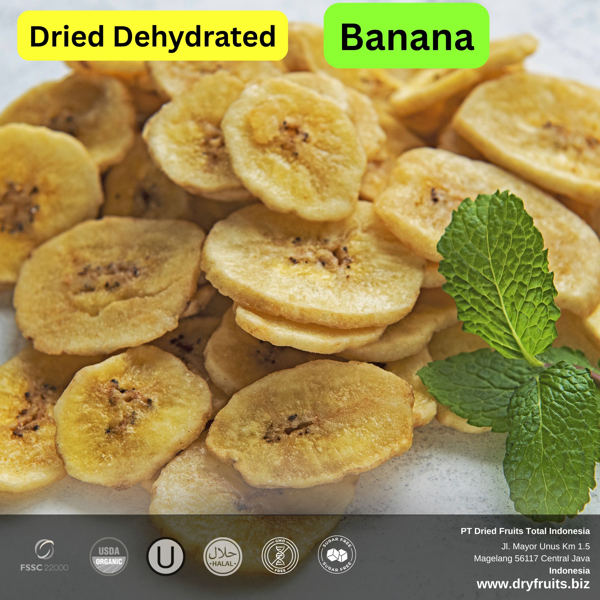 Wholesale Bulk Dried Dehydrated Banana rings